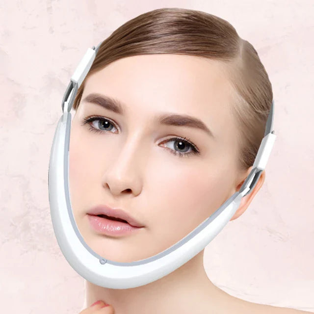 Dispositif de Lifting du Visage en V avec Microcourant Double Flux